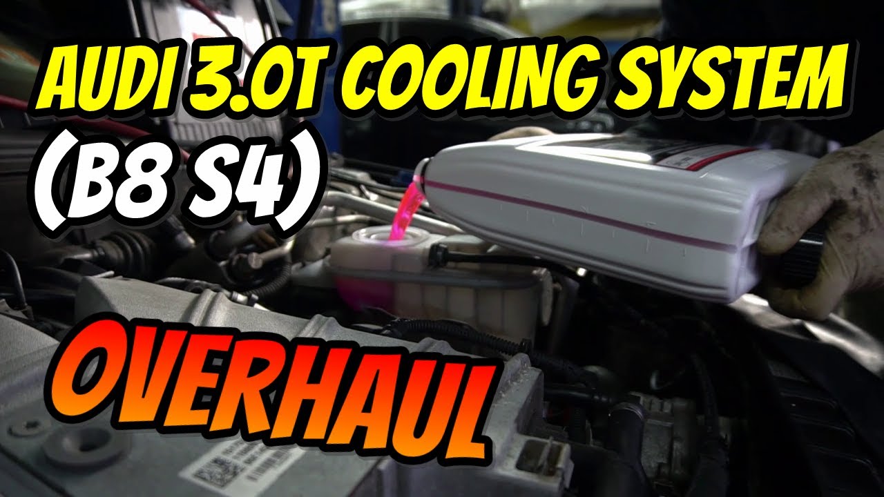 B8 S4 Coolant Leaks (3.0T PCV, Thermostat, Water Pump, and Coolant Pipe Replacement)