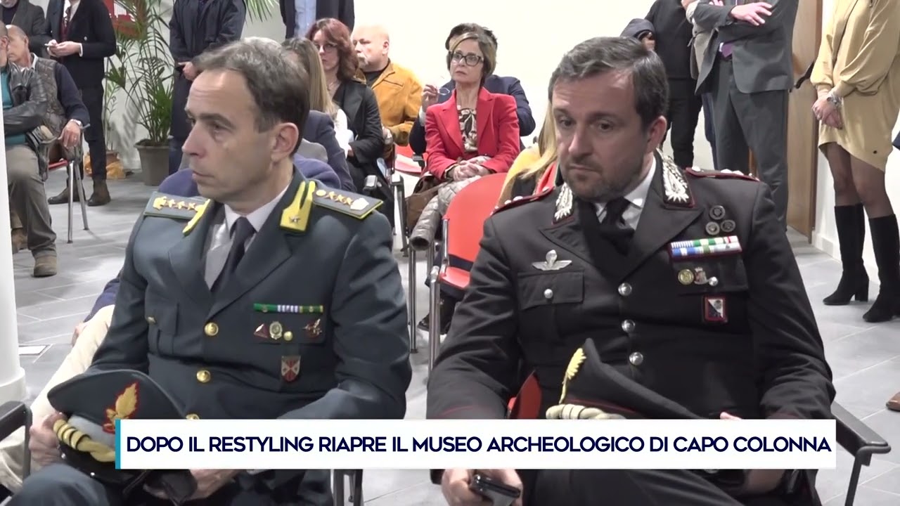 DOPO IL RESTYLING RIAPRE IL MUSEO ARCHEOLOGICO DI CAPO COLONNA