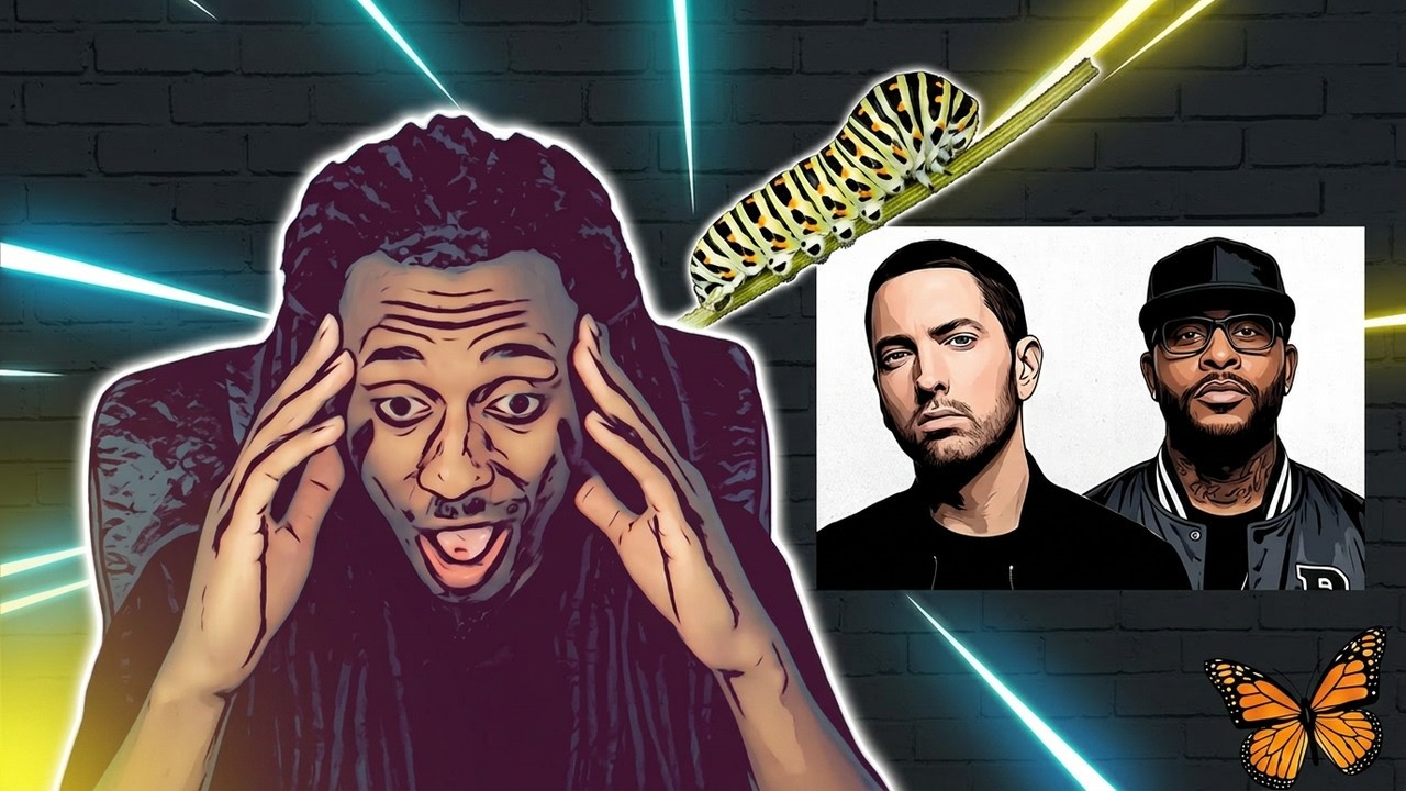ROYCE DA 5'9 FT EMINEM - CATERPILLAR [ REACTION ] LYRICAL METAMORPHOSIS