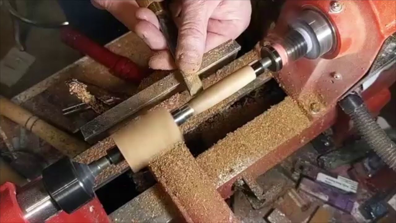 Making of a Copper Fountain pen with natural wood