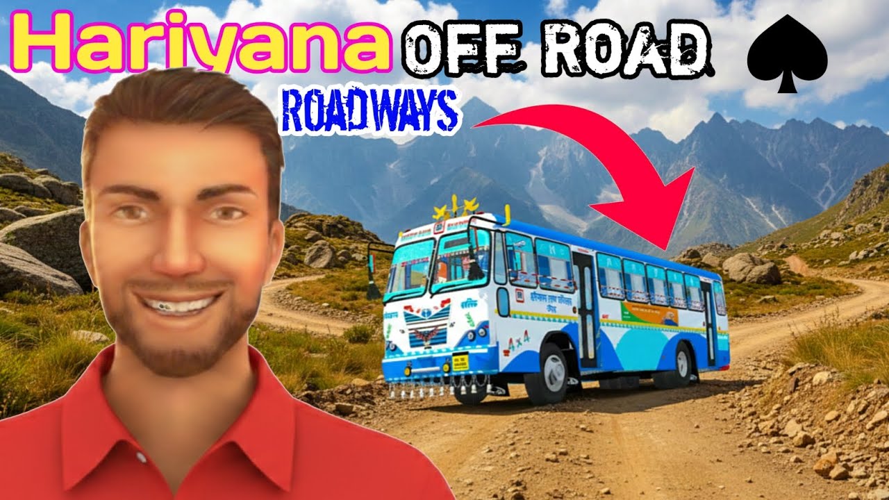 Indian Bus Simulator 3D🏷Real Indian Horns & Physics! 🎺 Experience the Realism💫Hariyana Roadways 