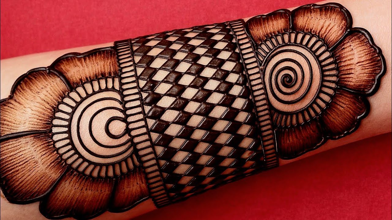 Easy Front Hand Mehndi Tutorialfor Bridal Special Front Hand Mehndi Latest Arabic & Indian Mix