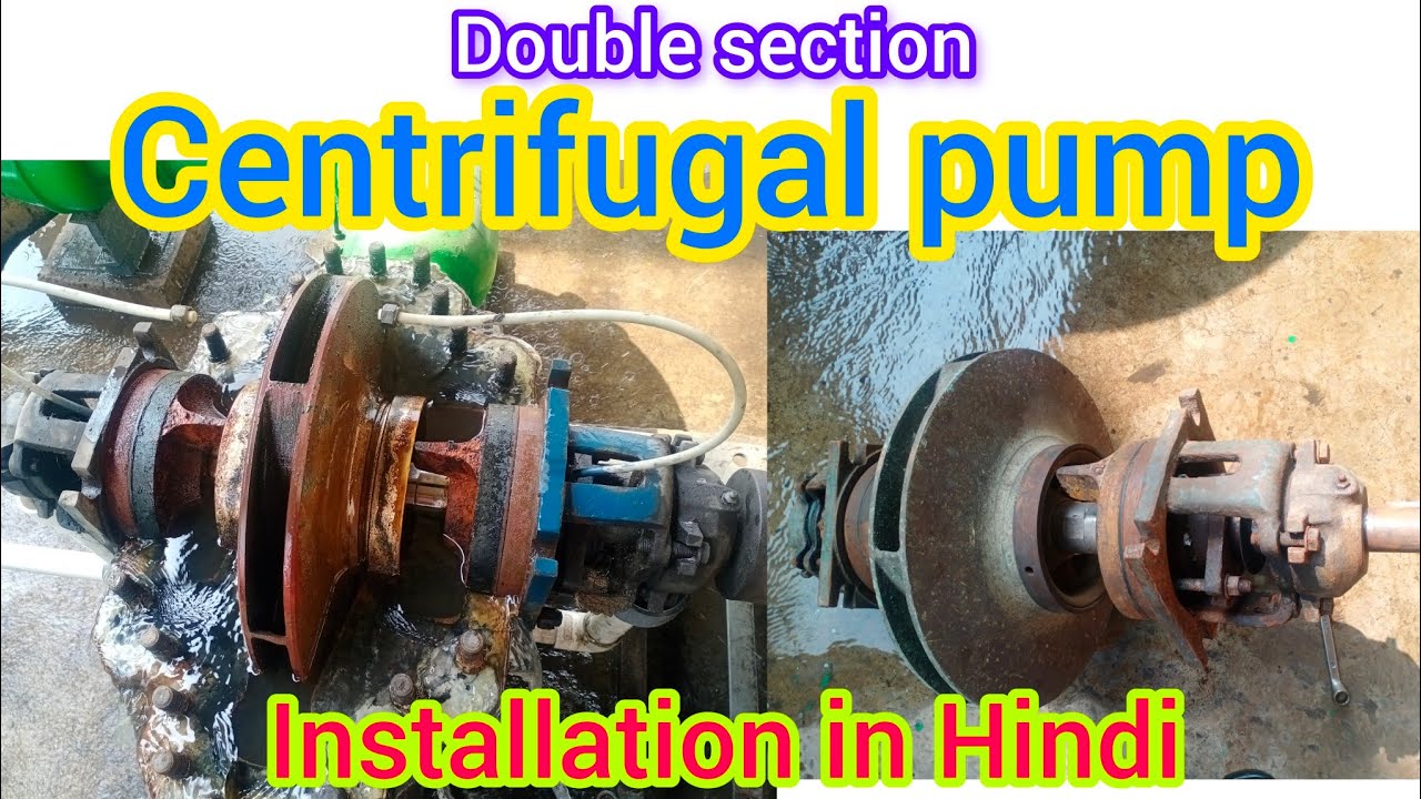 double section centrifugal pump installation | centrifugal pump maintenance | pump repairing #pump