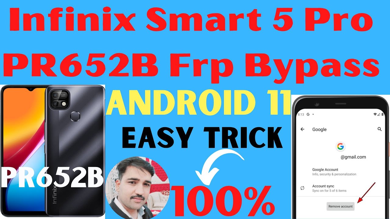 Infinix Smart 5 Pro PR652B Frp Bypass New Trick 2022 100%