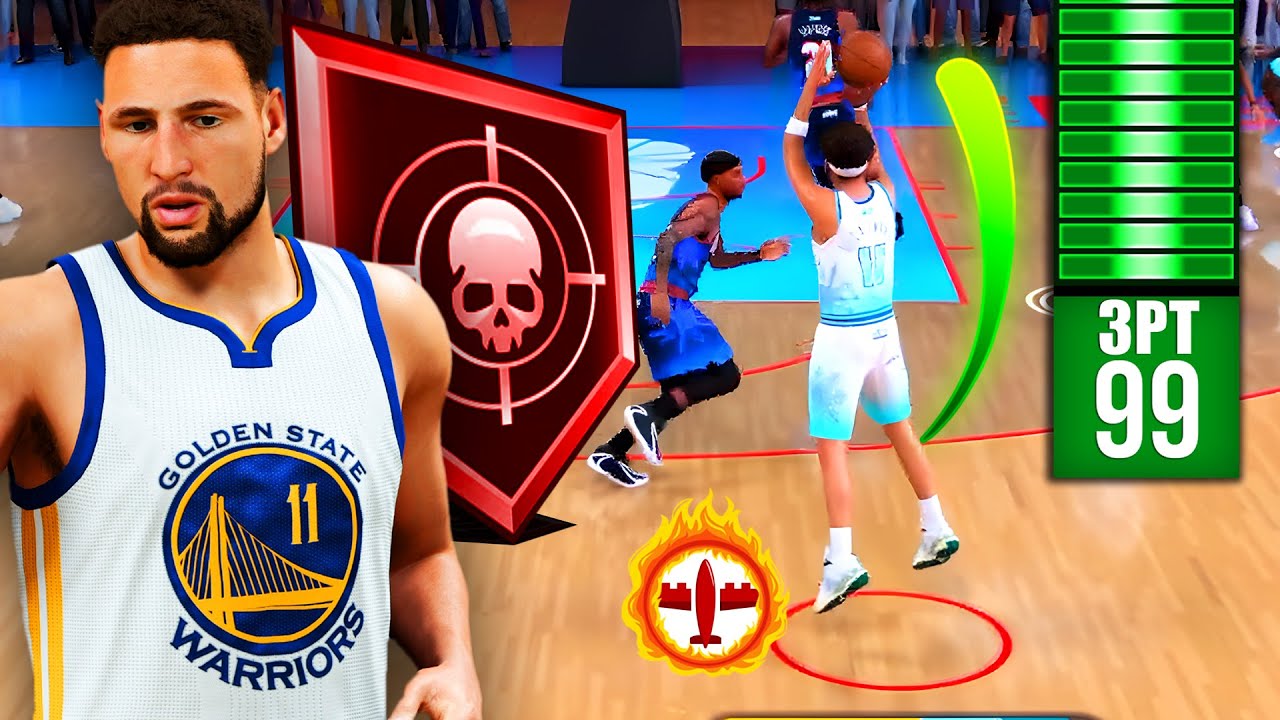 PRIME Klay Thompson + 99 3 POINTER Is UNFAIR in Random Rec on NBA 2K26