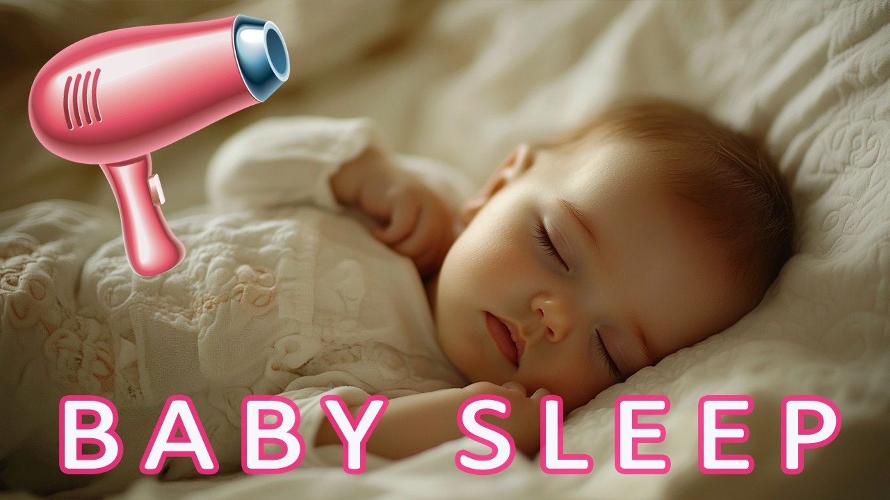 เสียงไดร์เป่าผมเรื่อยๆ 💤 White Noise 10 ชั่วโมง 💤 หลับลึก💤 ผ่อนคลายสุด ไม่มีโฆษณา