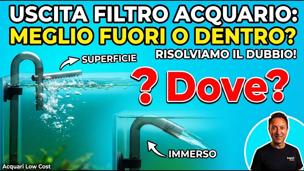 Uscita pompa del Filtro - dove? meglio in superficie o sommersa?