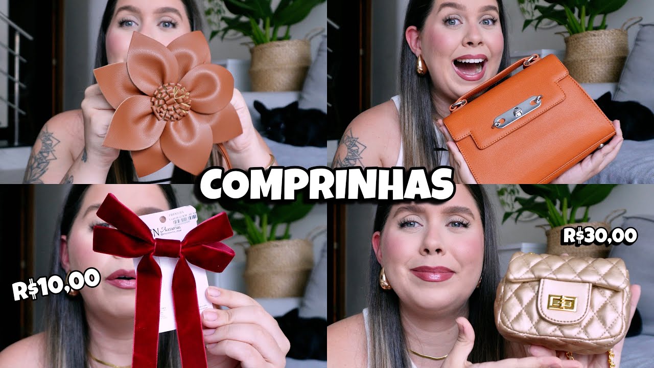 Comprinhas de ACESSÓRIOS e BOLSAS baratinhas no BRÁS