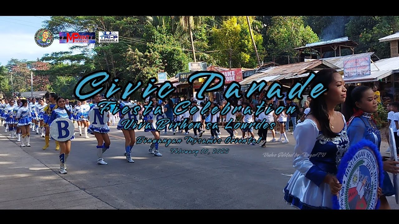 Civic Parade of Binuangan Misamis Oriental Fiesta Celebration (Viva Birhen sa Lourdes).