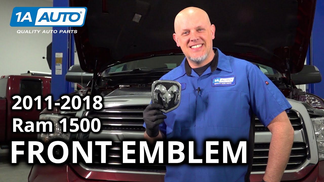 Как заменить переднюю эмблему Ram 1500 2011-2018