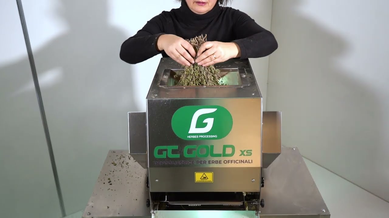 Defogliatore per erbe aromatiche GT GOLD XS : origano, timo, menta, rosmarino, salvia, alloro ect
