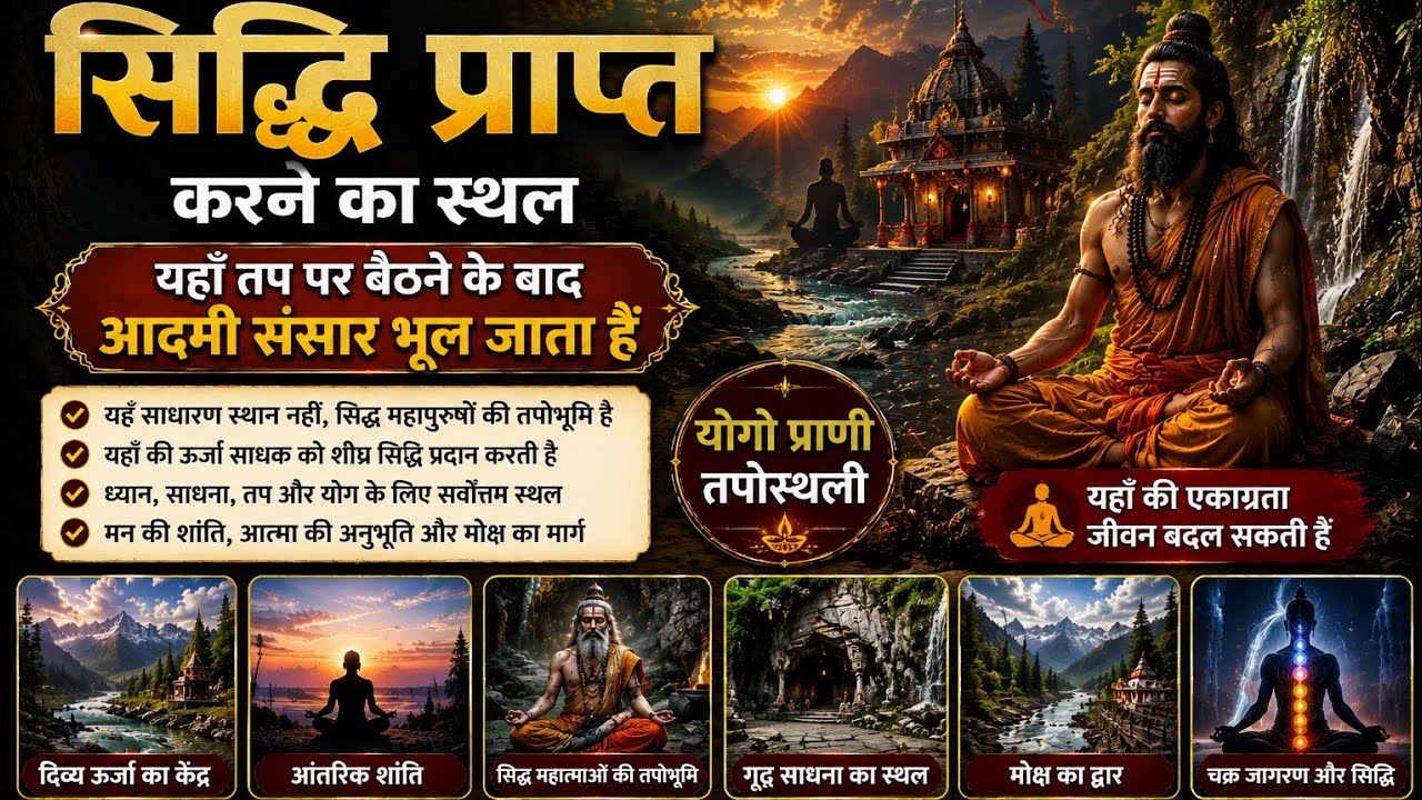 कम टाईम मै सिद्धी प्राप्त करने का स्थल # हजारौं वर्ष पुराना सिद्धी स्थल 