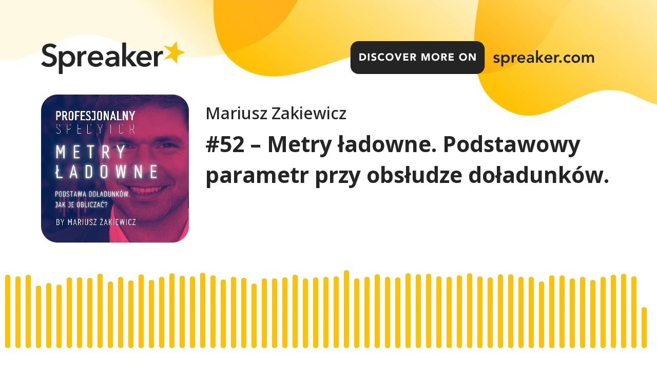 #52 – Metry ładowne. Podstawowy parametr przy obsłudze doładunków.