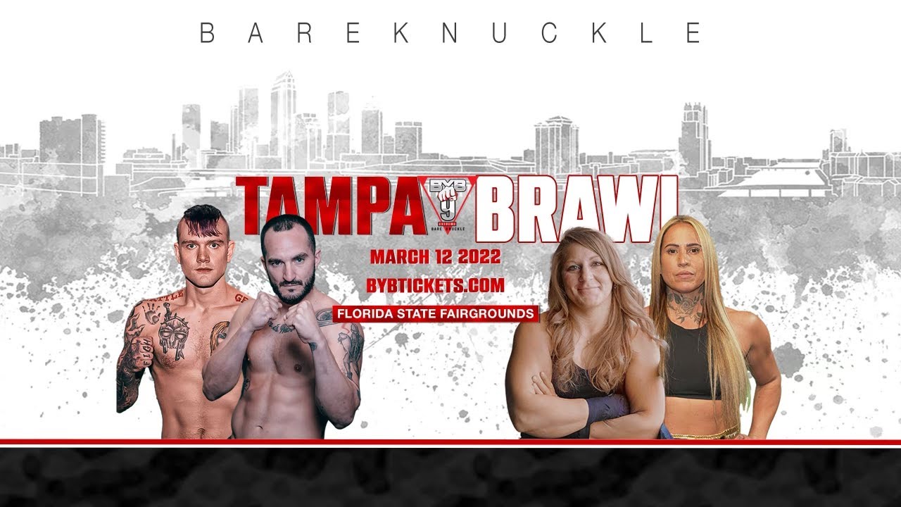 BYB 9: Tampa Brawl Bare Knuckle Boxing from the Florida State Fairgrounds