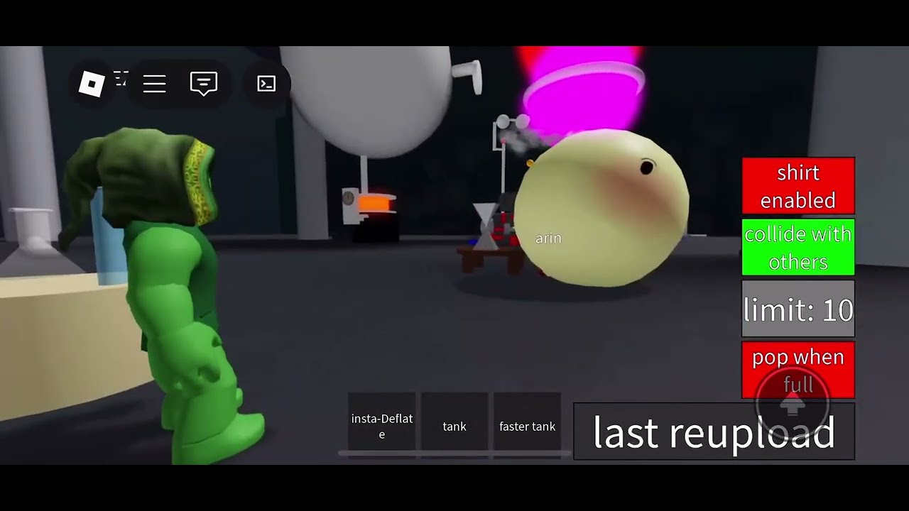 A weird inflation game on Roblox (inventing room)(my most popular vid)