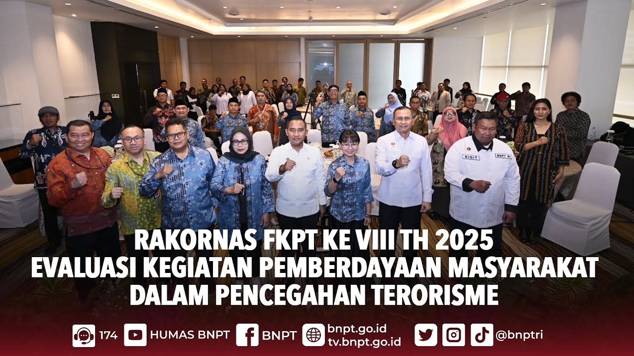 [BERITA] Kepala BNPT Dorong FKPT Optimalkan Sumber Daya Daerah Dalam Pencegahan Terorisme