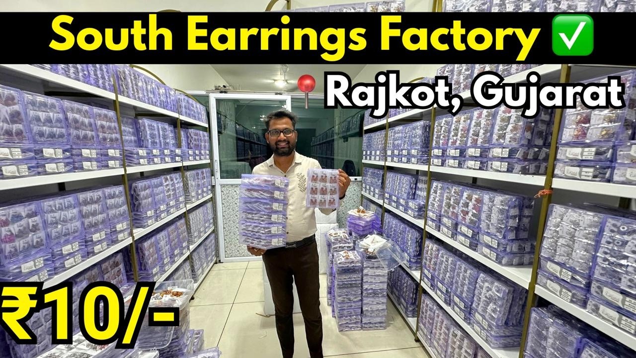 Earrings Manufacturer In Rajkot,Jewellery Wholesale Market In Rajkot, SouthEarrings Wholesale Rajkot