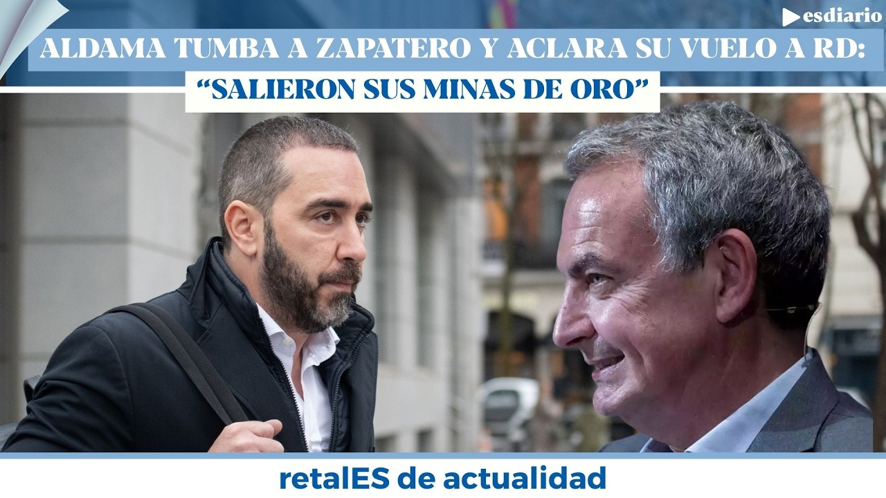 Aldama tumba a Zapatero y aclara su vuelo juntos a República Dominicana: 