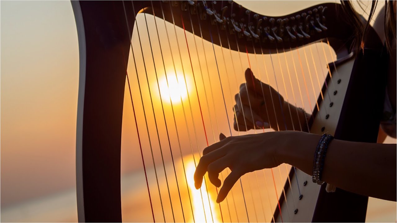 Relaxing Harp Music - Stress Relief Music with Celtic Harp & Violin.