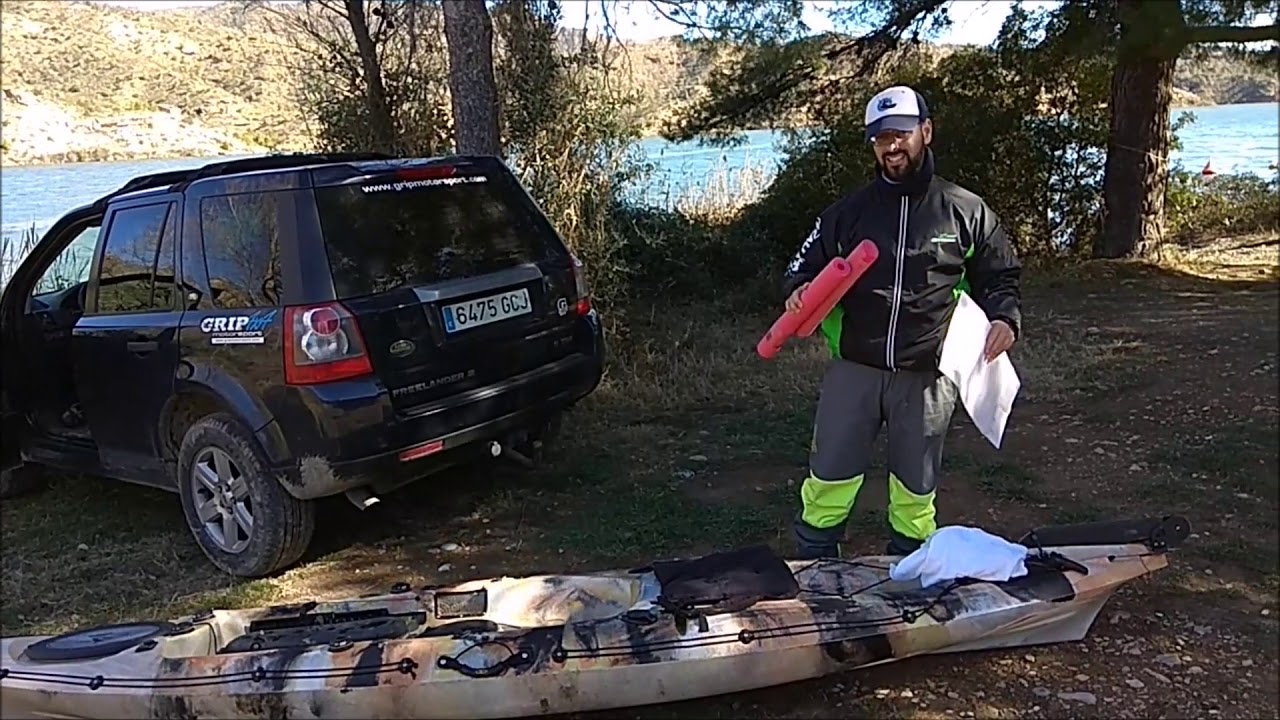 Como subir el kayak al coche