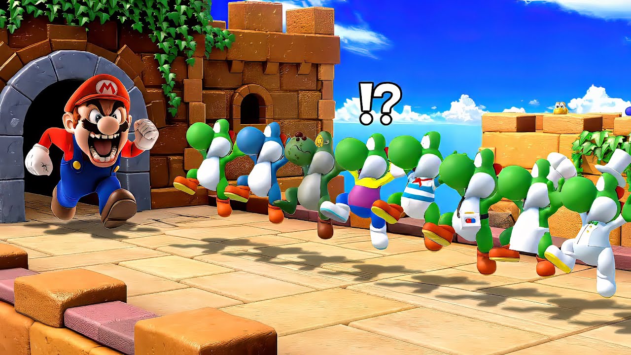 Super Mario Party - Yoshi All Customes | JinnaGaming