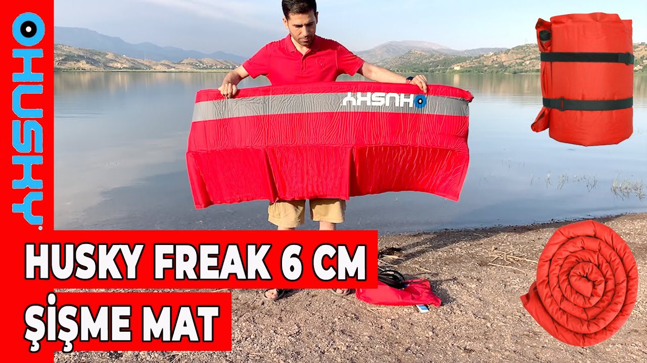 Husky Freak 6 cm Şişme Mat - Husky Camping Mat Freak 6 / Husky Sleeping Mats Self-Inflating