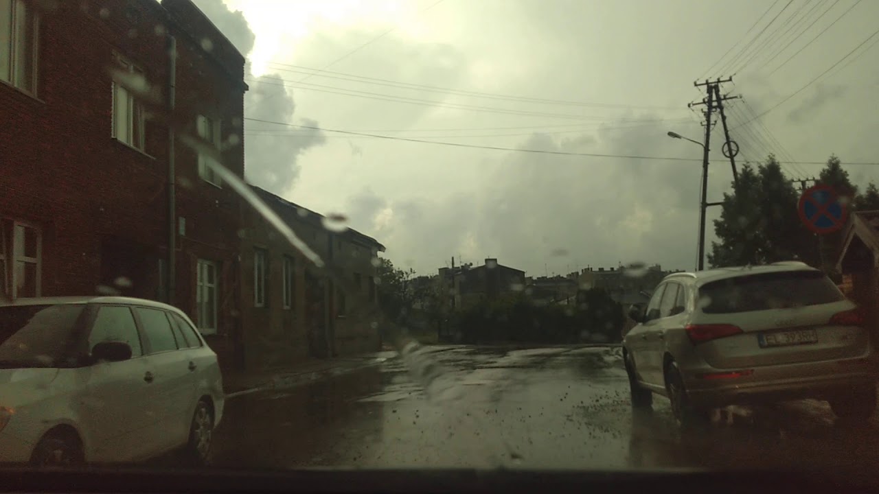 Powódź w Brzezinach woj. łódzkie 18.06.2020 (Wschodnia część miasta)