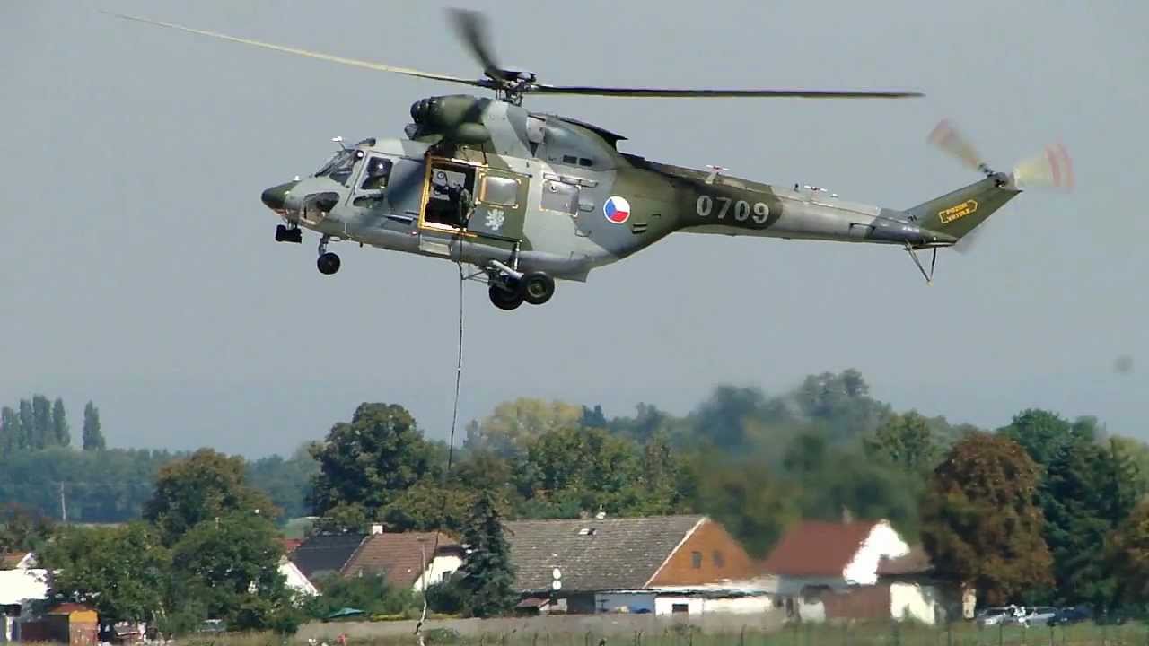PZL W-3A Sokół - display - Vzdušné síly Armády České republiky - air show CIAF 2011