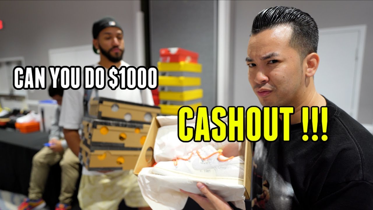 CASHOUT AT SNEAKER EVENT !!! TAXING OFF WHITE DUNK LOT | ORLANDO @SNEAKERSESHH