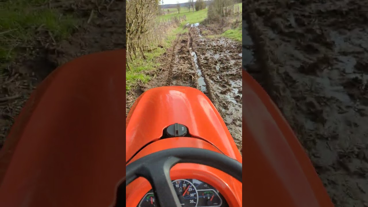 Kubota EK1-261: off-road test ! #tractor #tracteur #test