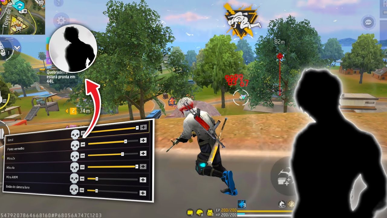Testei a Nova Sensibilidade Xitada Do MAGRO OP e Quase Fui Banido No Freefire! (Nunca Use)😧🔥