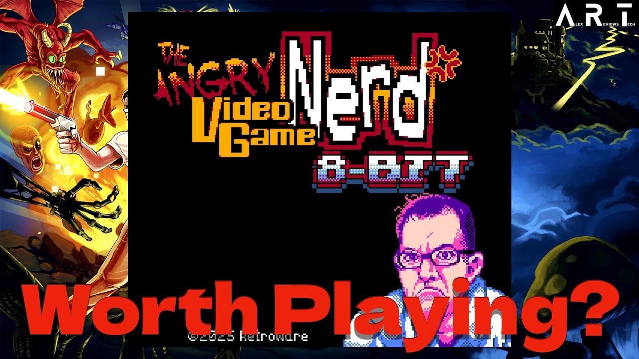 Обзор Angry Video Game Nerd 8-Bit
