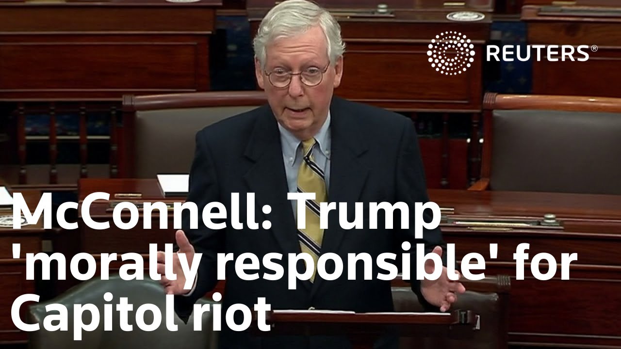 McConnell: Trump 'morally responsible' for Capitol riot