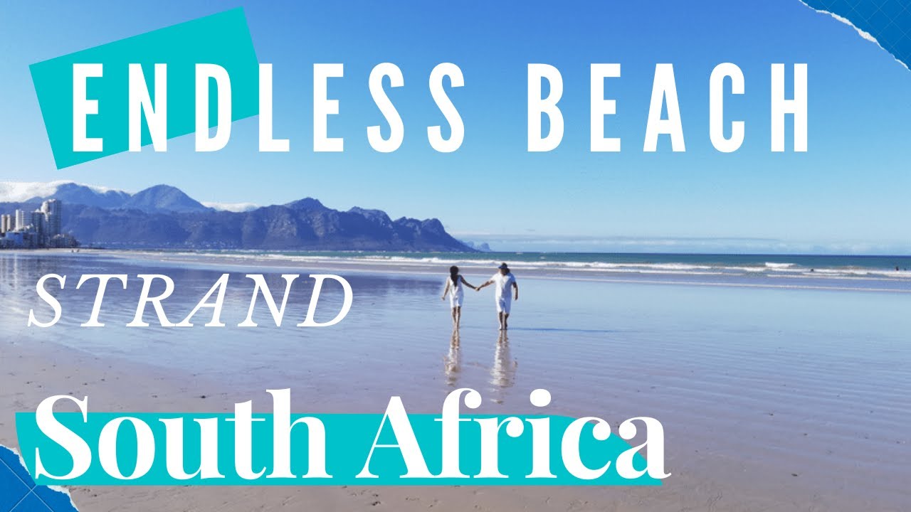 Endless fabulous beach in Cape Town - Strand beach, Cape Town, South Africa/ Many fun & activity