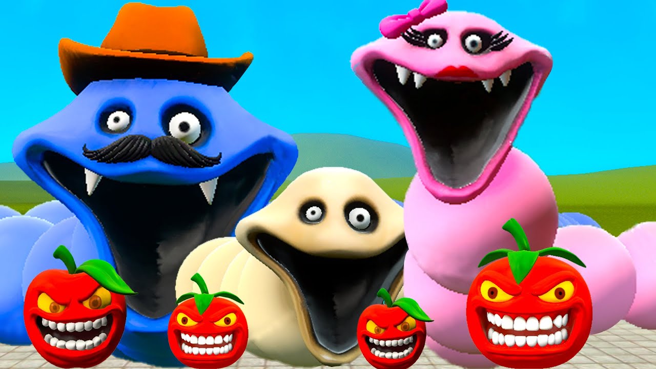 I FOUND ROBLOX HUNGRY WORMS FAMILY, DADDY & MOMMY In Garry's Mod!