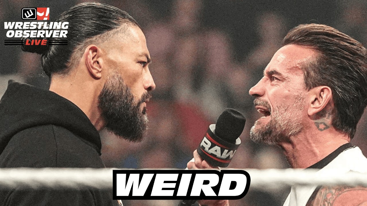 The second Punk/Reigns promo was weird | WWE Raw | Wrestling Observer Live