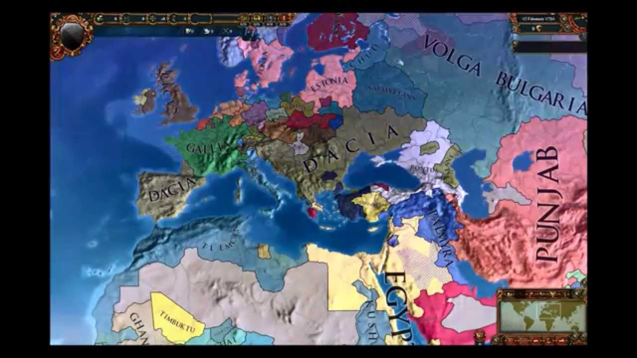 EU4 Extended Timeline AI Only Timelapse: Taking the Ancient World to 1444