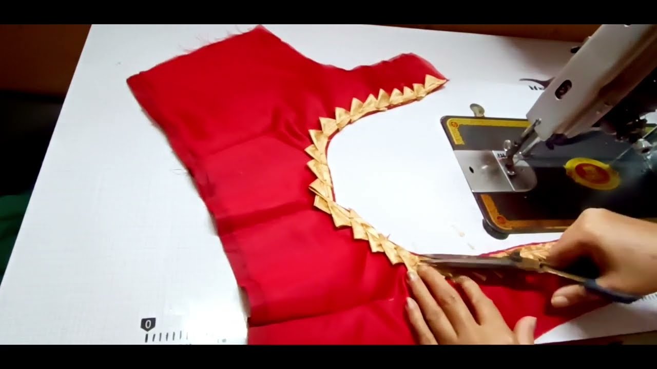 Designer Blouse Design cutting and Stittching Back Neck Blouse Design | Blouse ki design