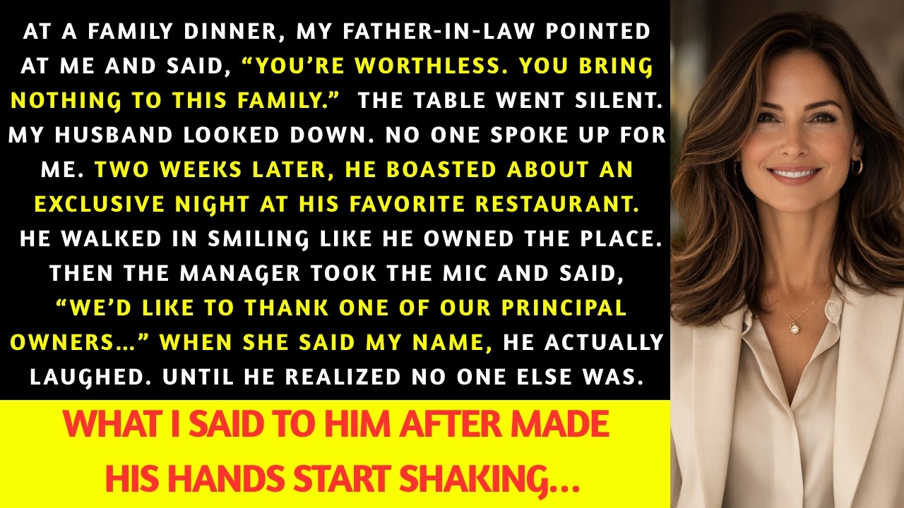 My Father-in-Law Said I Was 