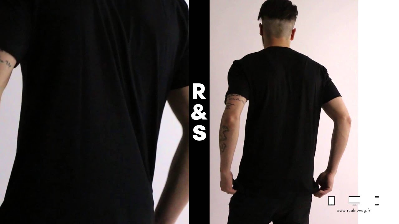 Tee Shirt Snakeskin Logo Noir Rich Gang