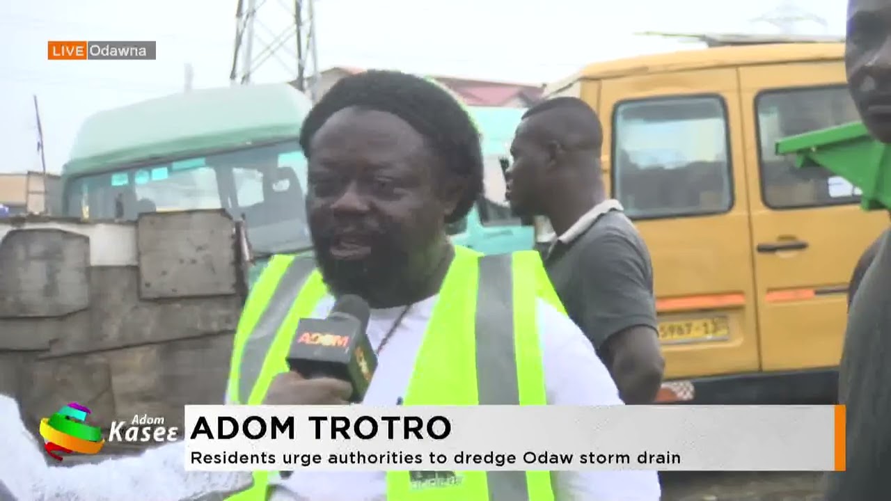 Adom Trotro: Residents urge authorities to dredge Odaw storm drain- Premtobre Kasee on Adom TV