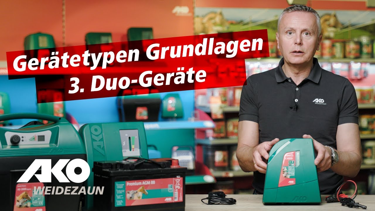 Weidezaungeräte Grundlagen: 3. Duo-Geräte