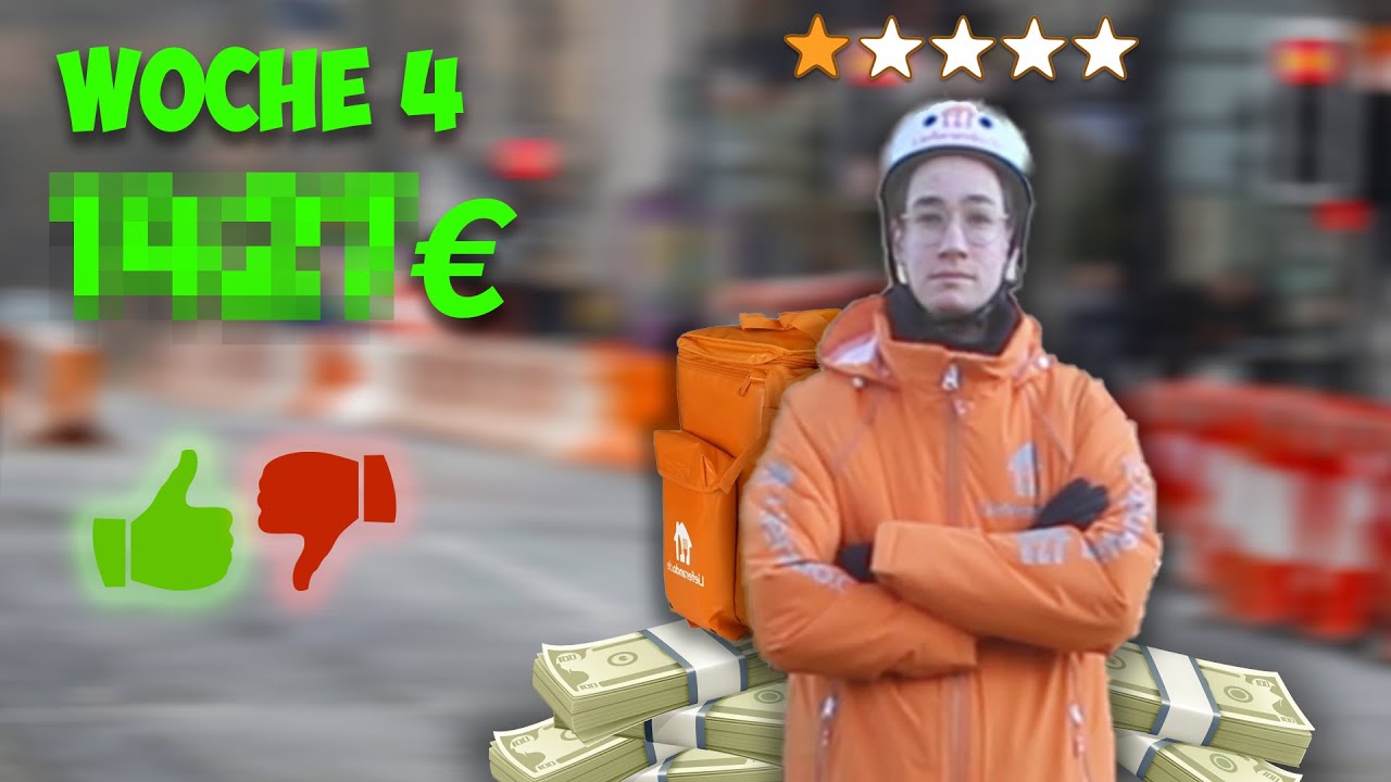 Ich habe 30 Tage als LIEFERFAHRER gearbeitet und ___€ VERDIENT | LIEFERANDO SELBSTEXPERIMENT