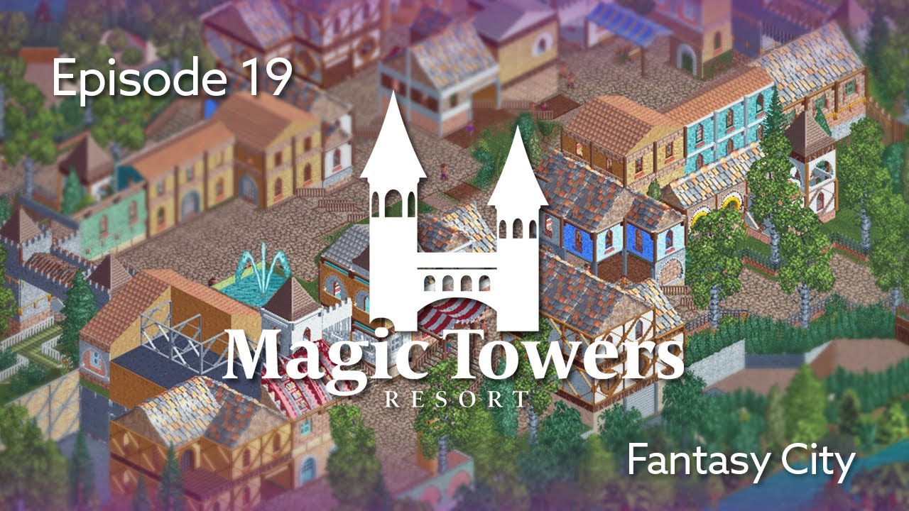Legend of the Trackless Dark Ride - Magic Towers RCT2 Mega Park (Episode 19)