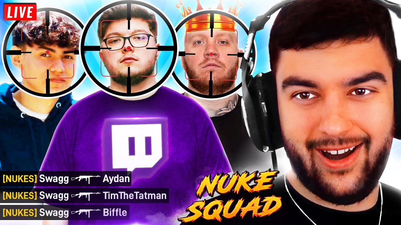 FaZe Nuke Squad Reacts to KILLING WARZONE STREAMERS!