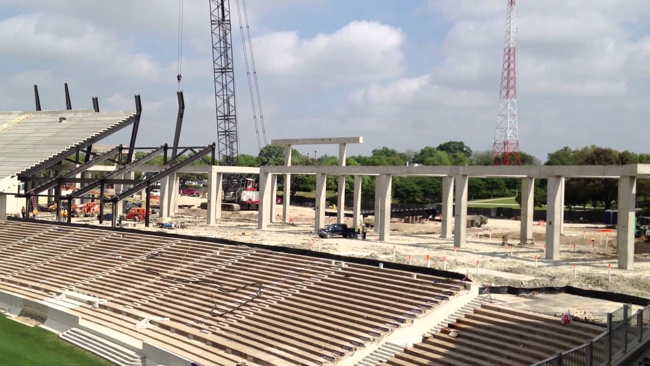 Amon G. Carter Stadium Construction