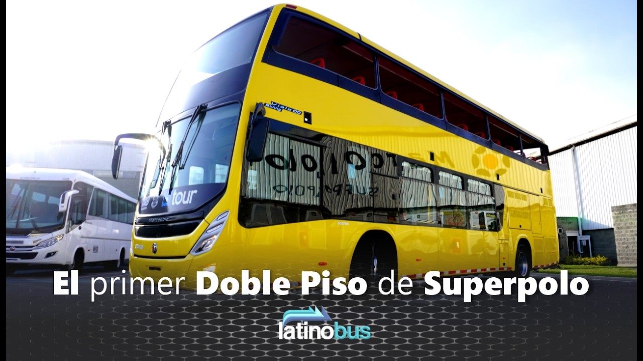 Viale DD Sunny: el primer Marcopolo de dos pisos fabricado en Colombia