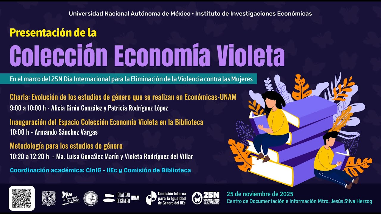 Charla Evolución de los estudios de género que se realizan en Económicas-UNAM
