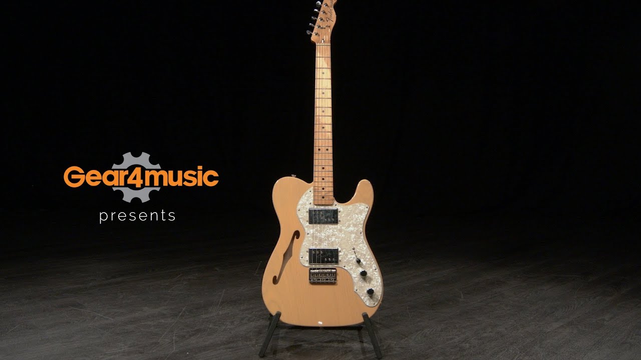 Fender Vintera 70s Telecaster Thinline, Vintage Blonde | Gear4music demo