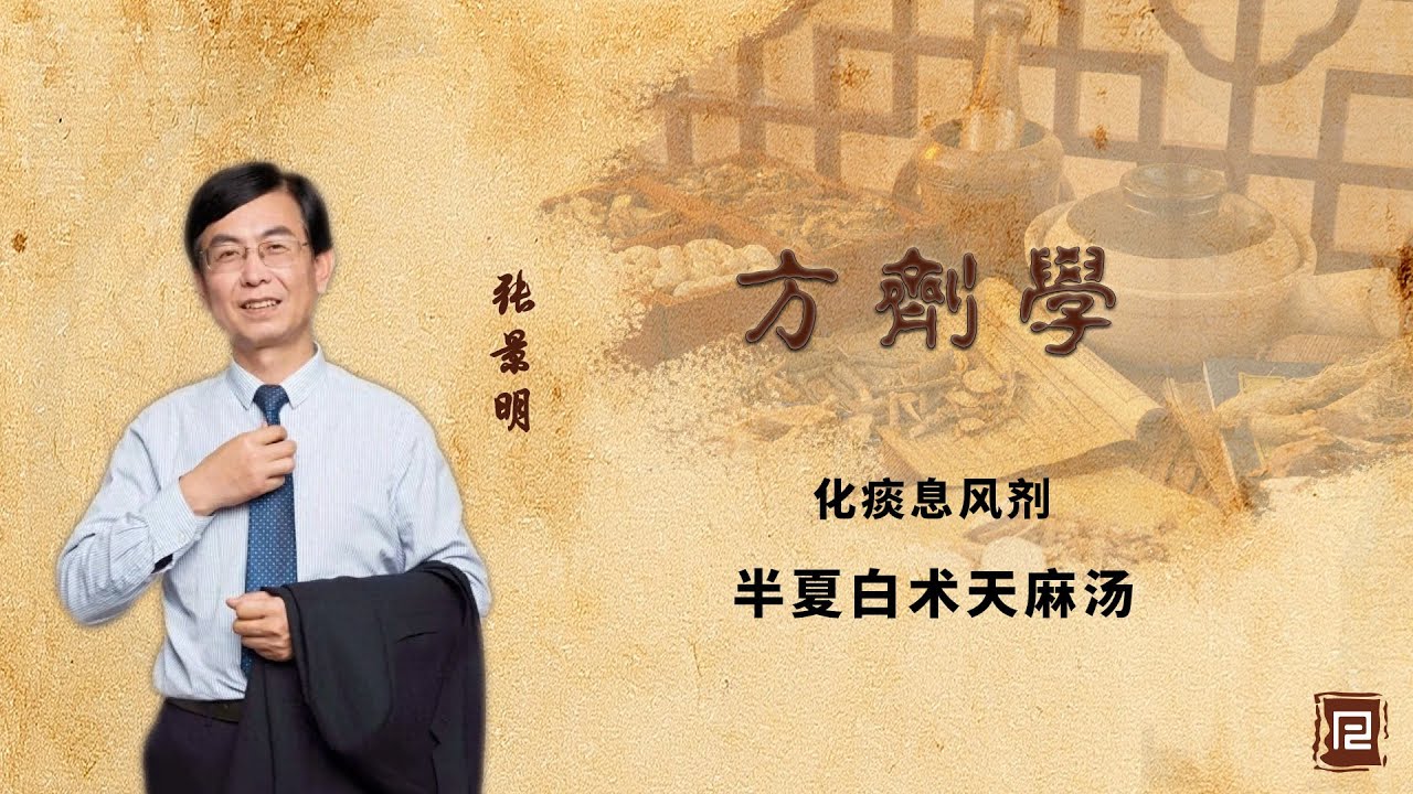 化痰息风剂 - 半夏白术天麻汤